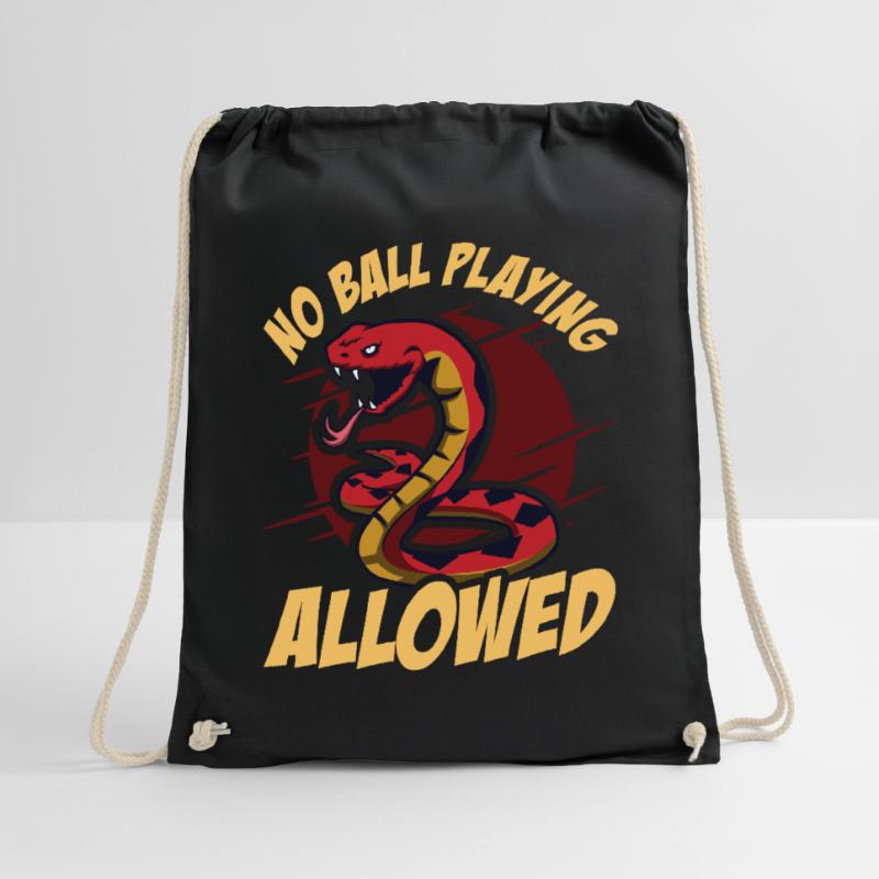 Ball Python Snake Drawstring Bag