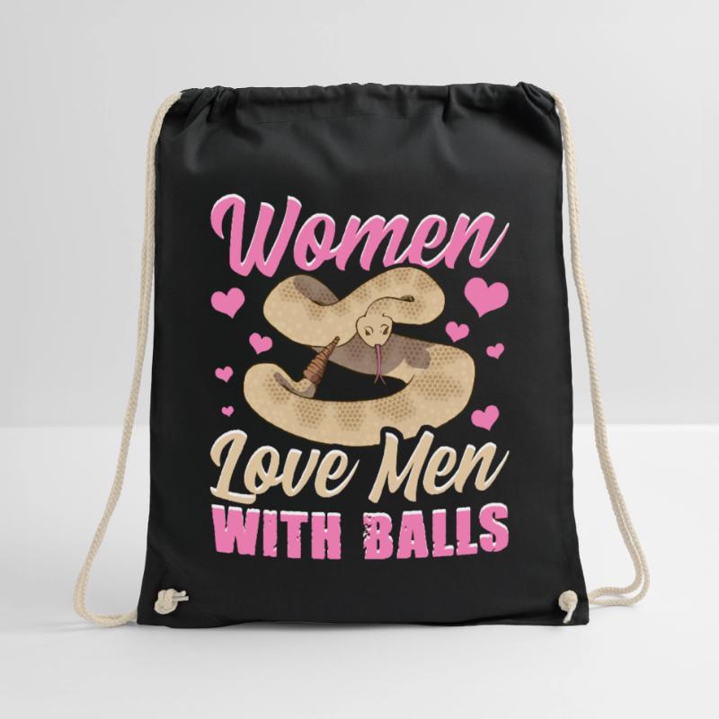 Ball python snake Drawstring Bag