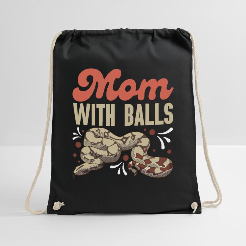 Ball python snake Drawstring Bag