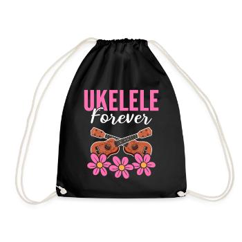 Instrument de ukulélé Lecteur de ukulélé - Sac de sport léger - noir - Devant