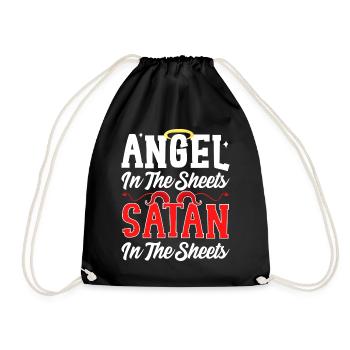 Drôle de satanisme - Sac de sport léger - noir - Devant