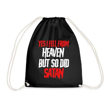 Drôle de satanisme Satan - Sac de sport léger - noir - Devant