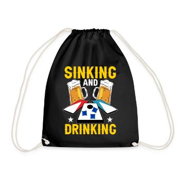Trou de maïs Cornhole - Sac de sport léger - noir - Devant