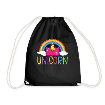 Cornhole corn hole - Drawstring Bag - black - Front