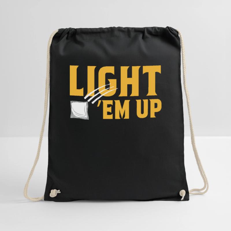 Cornhole corn hole Drawstring Bag