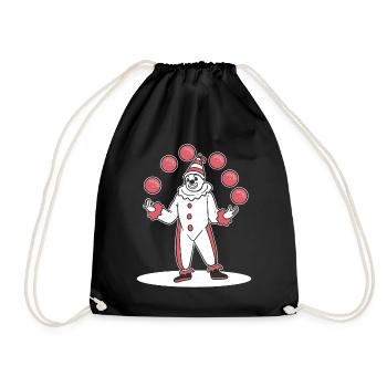 Clown Juggling Clown Performer - Sac de sport léger - noir - Devant