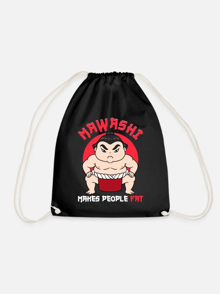 Sumo-Ringer Sumo-Ringen - Turnbeutel - Schwarz