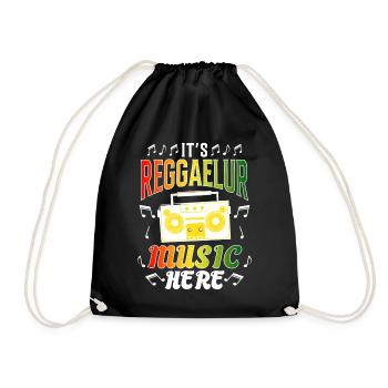 Reggae Rastafari Jamaica - Drawstring Bag - black - Front