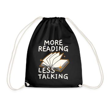 Lire la suite moins Talk Books Lire le livre - Sac de sport léger - noir - Devant