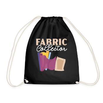 Collecteur de tissus, matelassage, crochet, couture - Sac de sport léger - noir - Devant