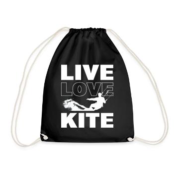 Kitesurf Kite Flyer - Sac de sport léger - noir - Devant