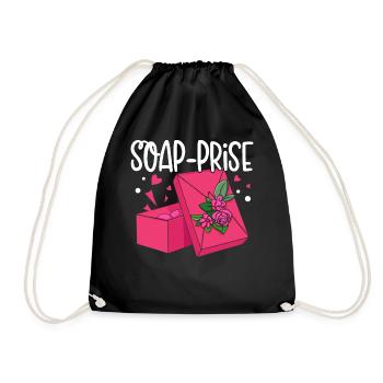 Fabrication de savon, savonnier, savonologue - Sac de sport léger - noir - Devant