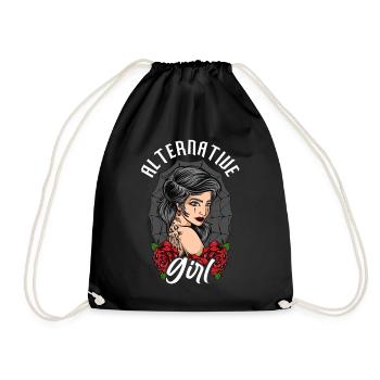 Alternative Girl Alt Girl Egirl - Sac de sport léger - noir - Devant