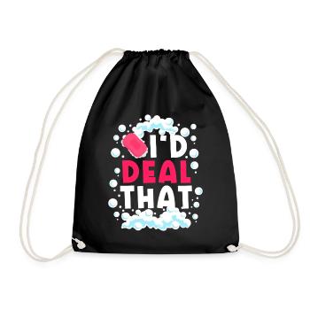 Fabrication de savon, savonnier, savonologue - Sac de sport léger - noir - Devant