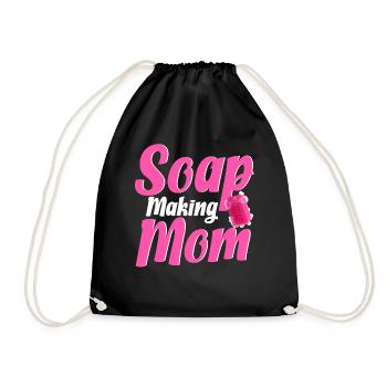 Soap manufacturer Soapologist - Drawstring Bag - black - Front