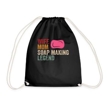 Fabricant de savon Soapologist - Sac de sport léger - noir - Devant