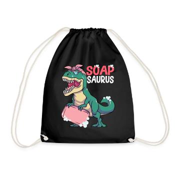 Fabrication de savon, savonnier, savonologue - Sac de sport léger - noir - Devant