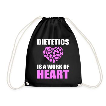 Herzwerk Formateur en santé - Sac de sport léger - noir - Devant