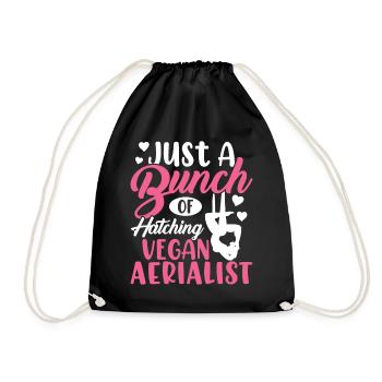 Air silk - Drawstring Bag - black - Front