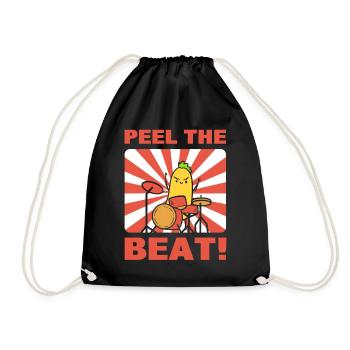Batteur de Banana Puns - Sac de sport léger - noir - Devant