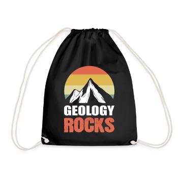 Géologie Roches Géologue - Sac de sport léger - noir - Devant