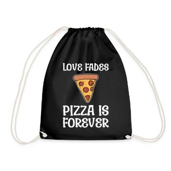 La pizza est toujours les amateurs de pizza - Sac de sport léger - noir - Devant