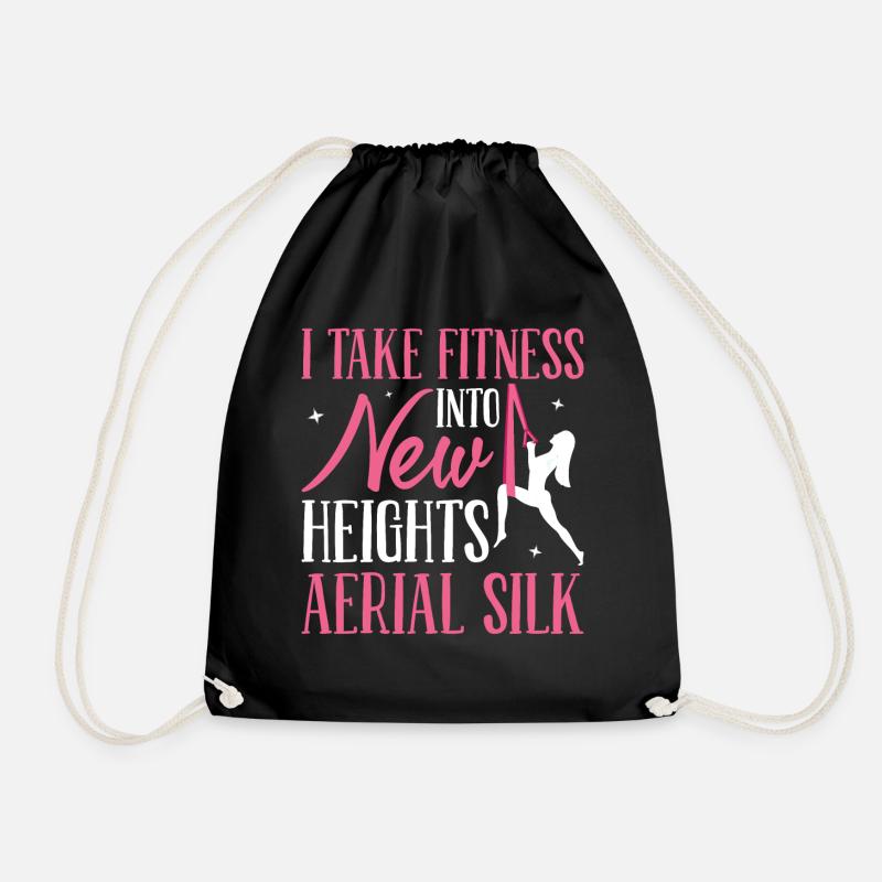 Aerialist - Drawstring Bag - black