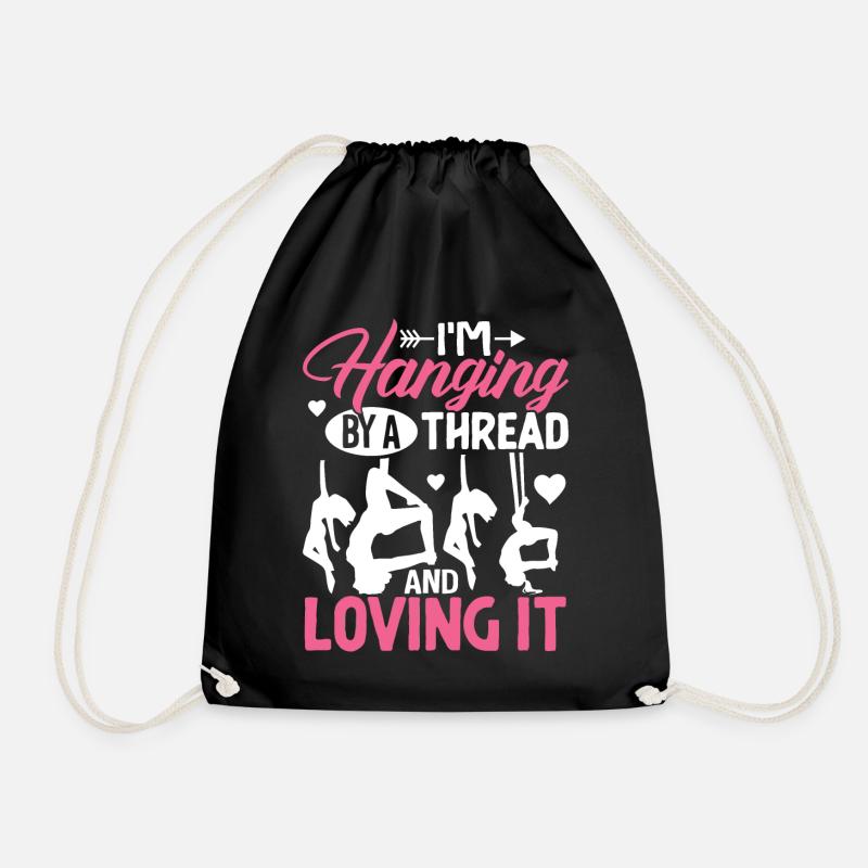 Aerialist - Drawstring Bag - black
