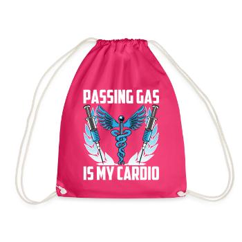 Anesthesiologist Anesthesiology - Drawstring Bag - fuchsia - Front