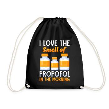 Anaesthetist - Drawstring Bag - black - Front