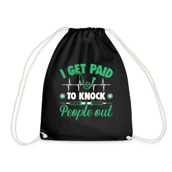 Anesthésiste Anesthésiologie - Sac de sport léger - noir - Devant