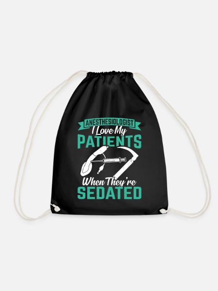 Anesthésiologie - Sac de sport léger - noir
