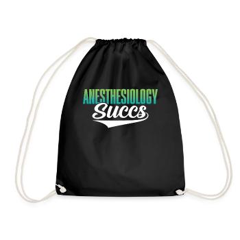 Anaesthetist - Drawstring Bag - black - Front