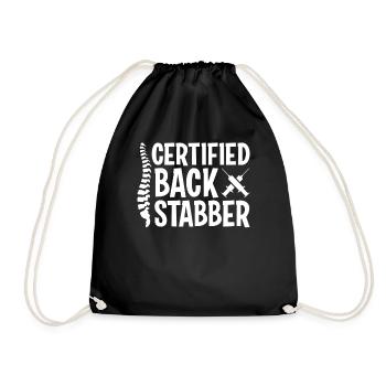 Anesthesiologist Anesthesiology - Drawstring Bag - black - Front