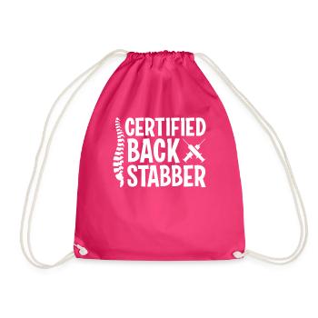 Anesthesiologist Anesthesiology - Drawstring Bag - fuchsia - Front