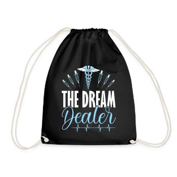 Anesthesiologist Anesthesiology - Drawstring Bag - black - Front