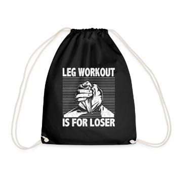 Arm wrestling arm wrestler - Drawstring Bag - black - Front