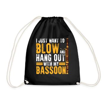 Basson - Sac de sport léger - noir - Devant