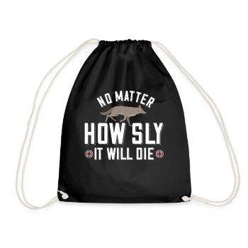 Coyote Hunt Coyote Hunter Yote - Drawstring Bag - black - Front