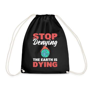 Protéger l’écologiste de la Terre - Sac de sport léger - noir - Devant