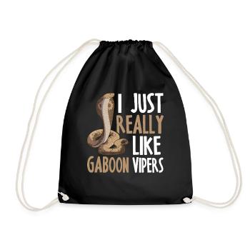 Snake owners - Drawstring Bag - black - Front