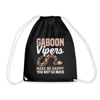 Snake owners - Drawstring Bag - black - Front