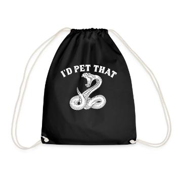 Gaboon Vipers Snake Owner - Drawstring Bag - black - Front