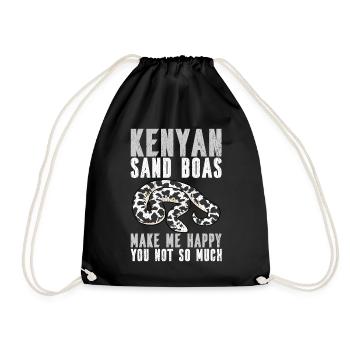 Snake owners - Drawstring Bag - black - Front