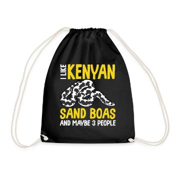 Snake owners - Drawstring Bag - black - Front