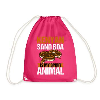 Snake owners - Drawstring Bag - fuchsia - Front