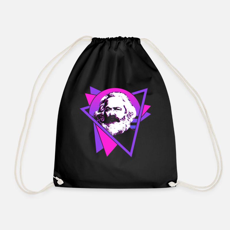 Socialist Socialism Communist Communism - Drawstring Bag - black