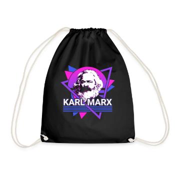 Sozialistisch Sozialismus Kommunistisch Kommunismu - Turnbeutel - Schwarz - Vorne