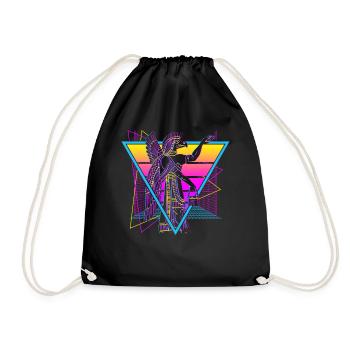 Anunnaki Ancient Sumerians Babylonians Assyrians - Drawstring Bag - black - Front