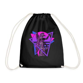 Anunnaki Ancient Sumerians Babylonians Assyrians - Drawstring Bag - black - Front